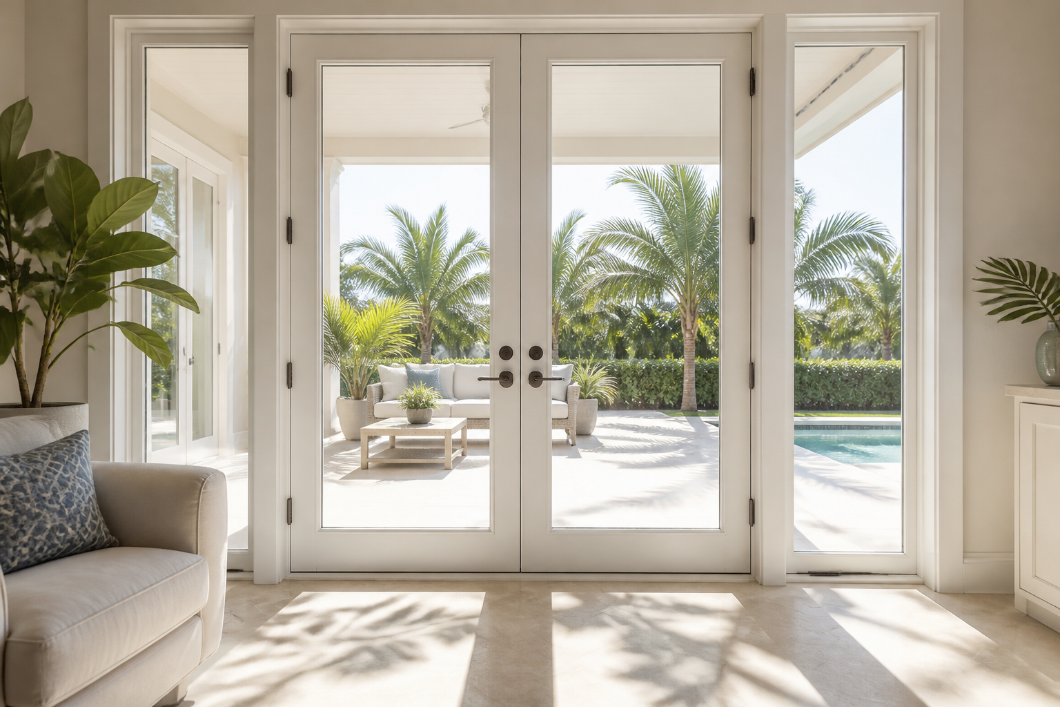 French & Double Doors in Lauderdale Lakes, FL | Sightline Windows & Doors Lauderdale Lakes - detail 1